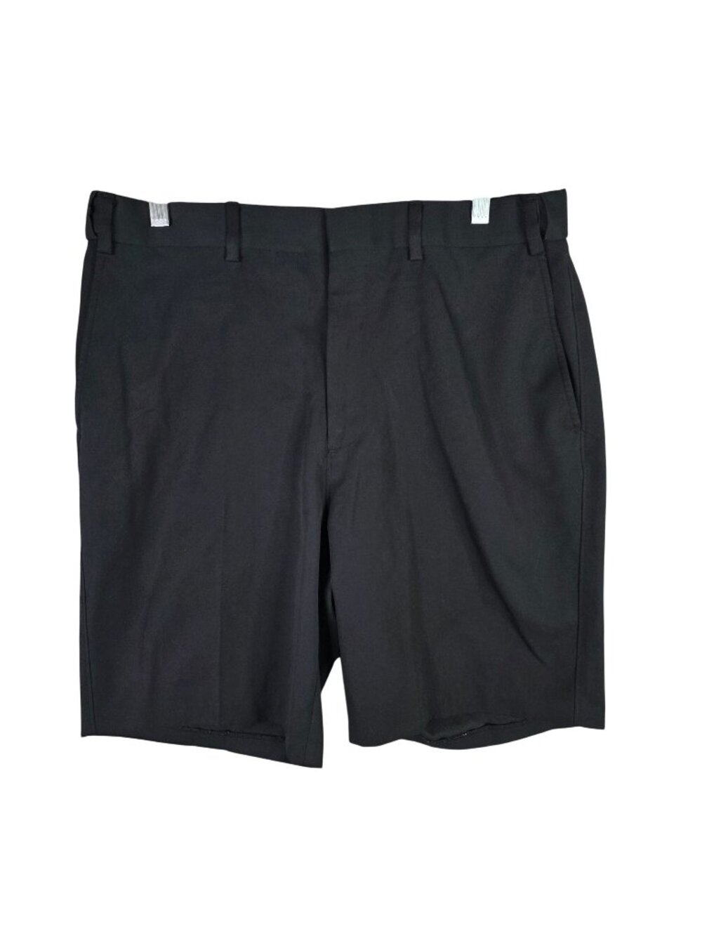 Mens Vintage Blair Black Adjust A Band Chino Shorts 9.5" Inseam Polyester 34